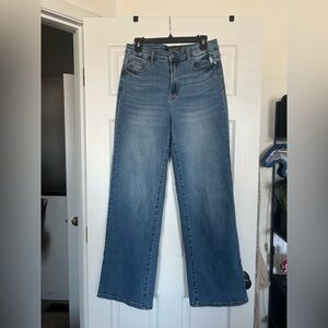 JUDY BLUE High waisted, Wide leg Jeans